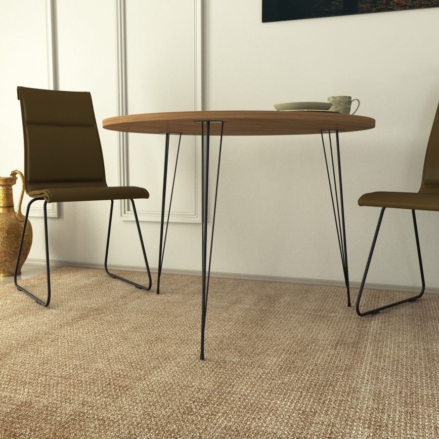 Trpezarijski sto SANDALF 75x90 cm braon