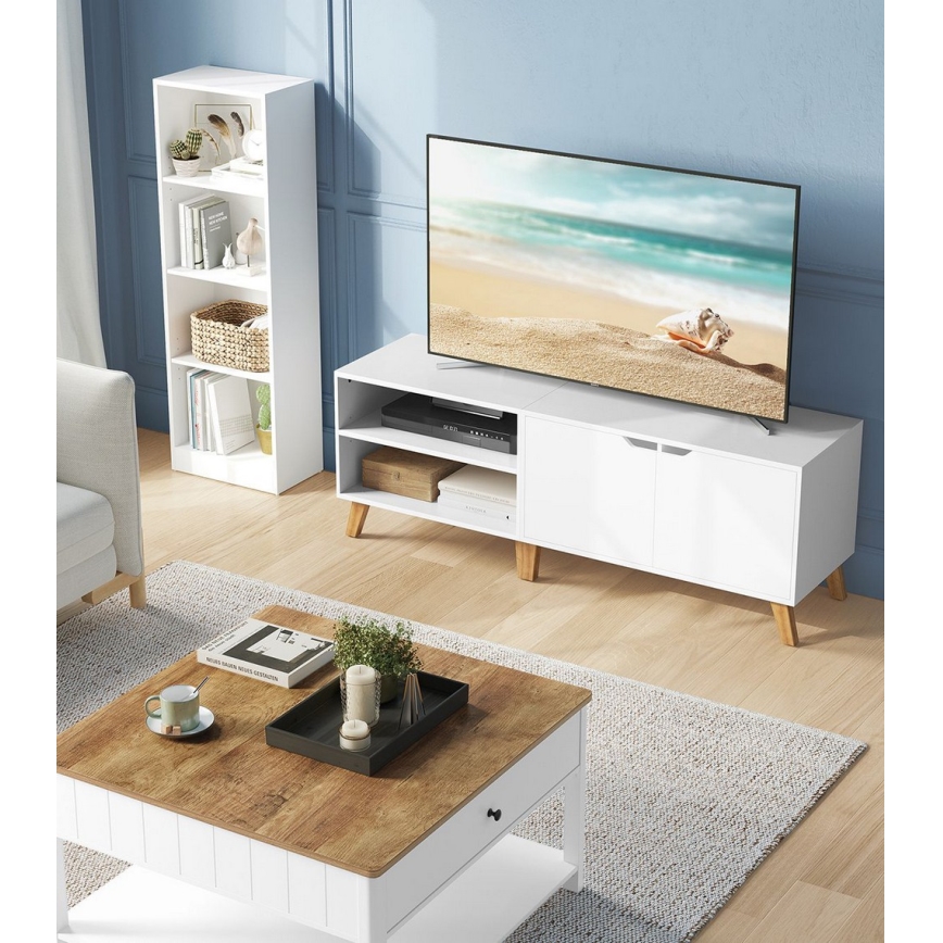 TV komoda BASTOR bela