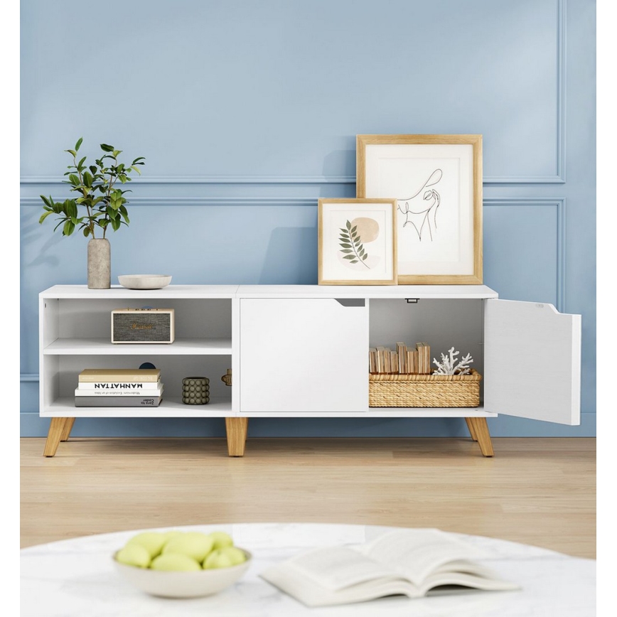 TV komoda BASTOR bela