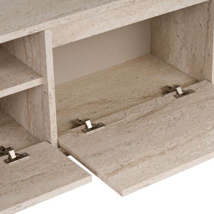 TV komoda KREDE 160x30 cm bež