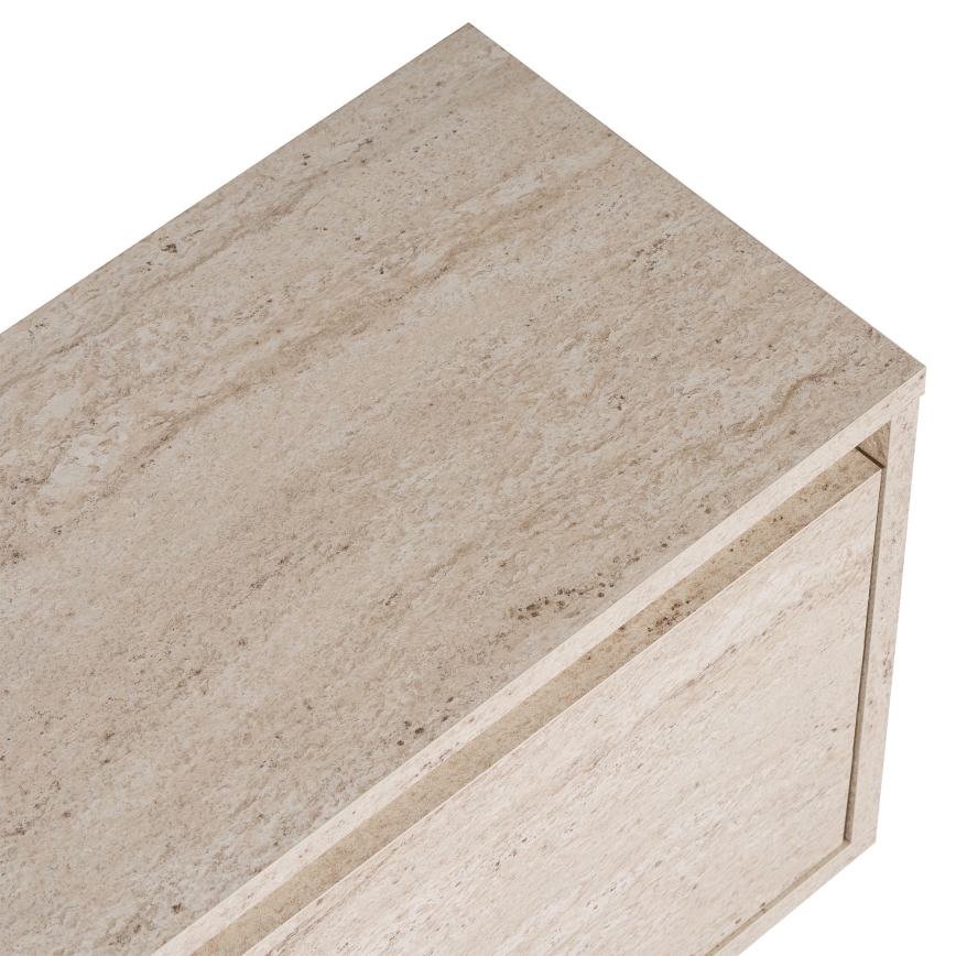 TV komoda KREDE 160x30 cm bež