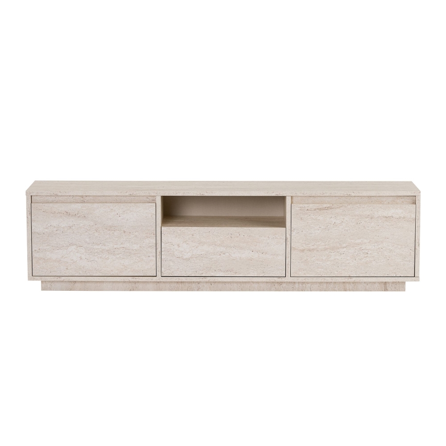 TV komoda KREDE 160x30 cm bež