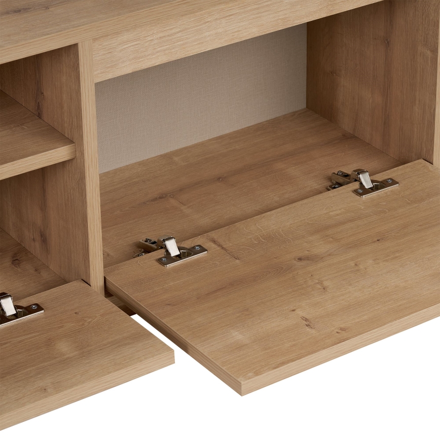 TV komoda KREDE 160x30 cm hrast