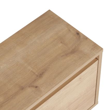 TV komoda KREDE 160x30 cm hrast