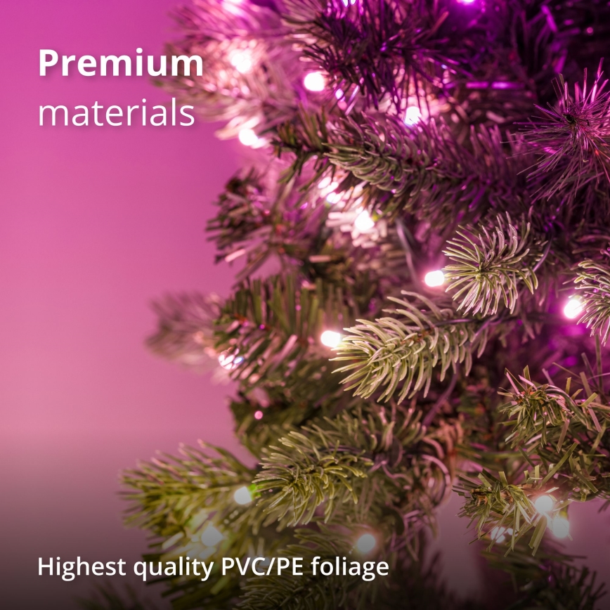 Twinkly - LED RGB prigušiva božićni venac 50xLED prečnik 60 cm Wi-Fi