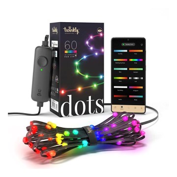 Twinkly - LED RGB prigušiva traka DOTS 60xLED 3 m Wi-Fi USB