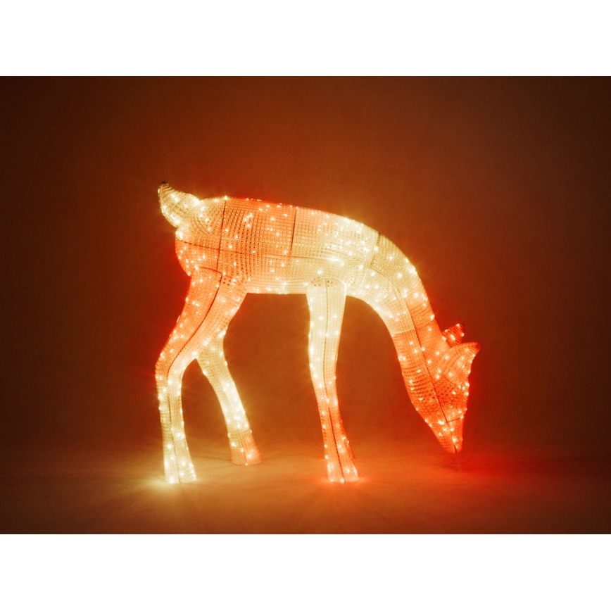 Twinkly - LED RGBW prigušiva spoljašnji božićni irvas REINGEERS 160xLED IP44 Wi-Fi