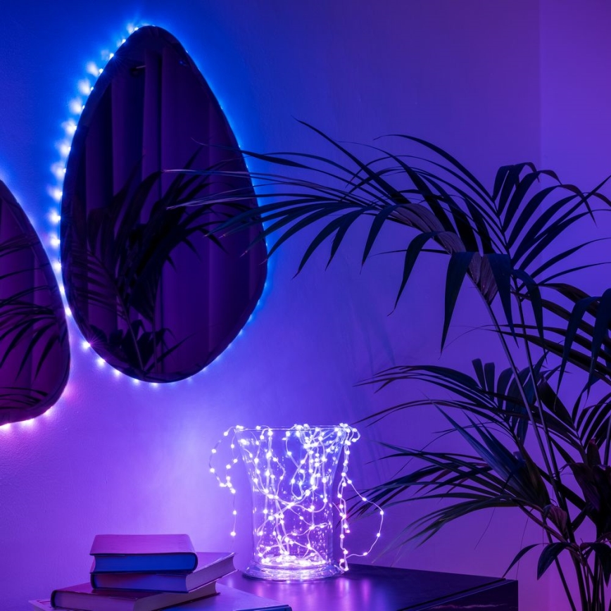 Twinkly - LED RGB prigušiva traka DOTS 60xLED 3 m Wi-Fi USB