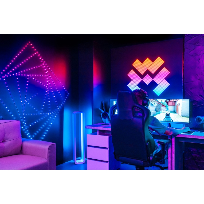 Twinkly - LED RGB prigušiva svetlosna dekoracija DOTS, 60 LED, 7 m, USB, Wi-Fi
