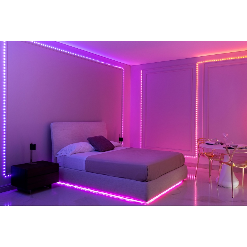 Twinkly - LED RGB prigušiva svetlosna dekoracija DOTS, 60 LED, 7 m, USB, Wi-Fi