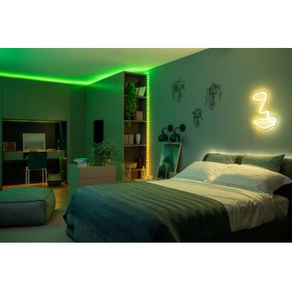 Twinkly - LED RGB spoljašnja prigušiva traka DOTS 200xLED 10 m IP44 WiFi