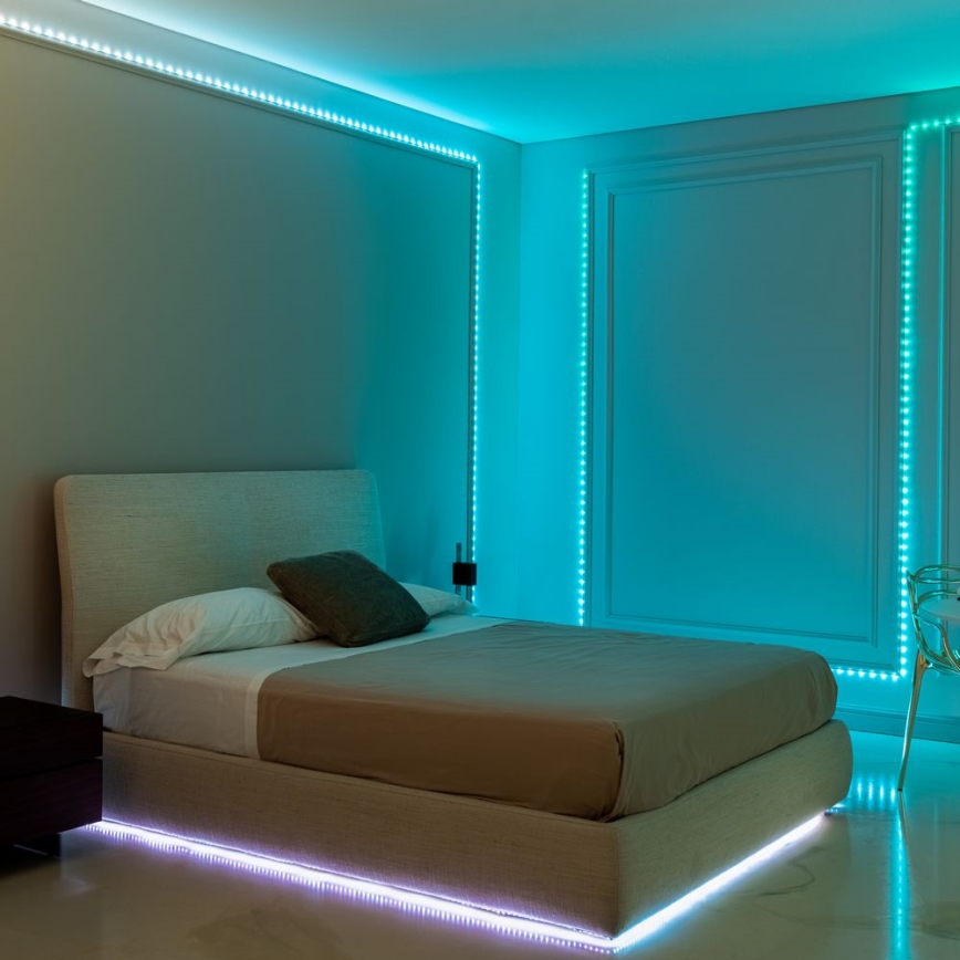 Twinkly - LED RGB spoljašnja prigušiva traka DOTS 200xLED 10 m IP44 Wi-Fi