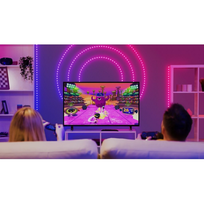 Twinkly - LED RGB spoljašnja prigušiva traka DOTS 200xLED 10 m IP44 Wi-Fi