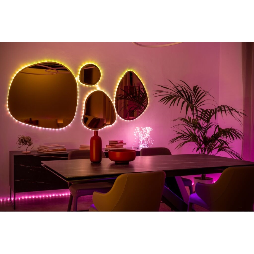 Twinkly - RGB LED spoljna prigušiva traka DOTS 400xLED 20 m IP44 Wi-Fi