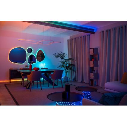 Twinkly - RGB LED spoljna prigušiva traka DOTS 400xLED 20 m IP44 Wi-Fi