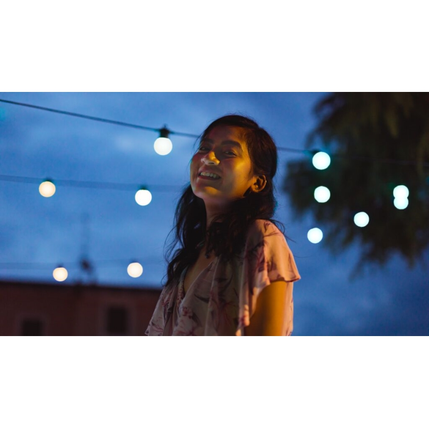 Twinkly - LED prigušiva spoljašnja dekorativna girlanda FESTOON 20xLED 14m IP44 Wi-Fi