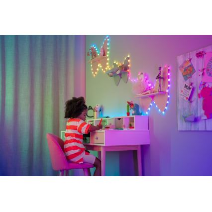 Twinkly - LED RGB Prigušiva niz CANDIES 200xLED 14 m USB Wi-Fi