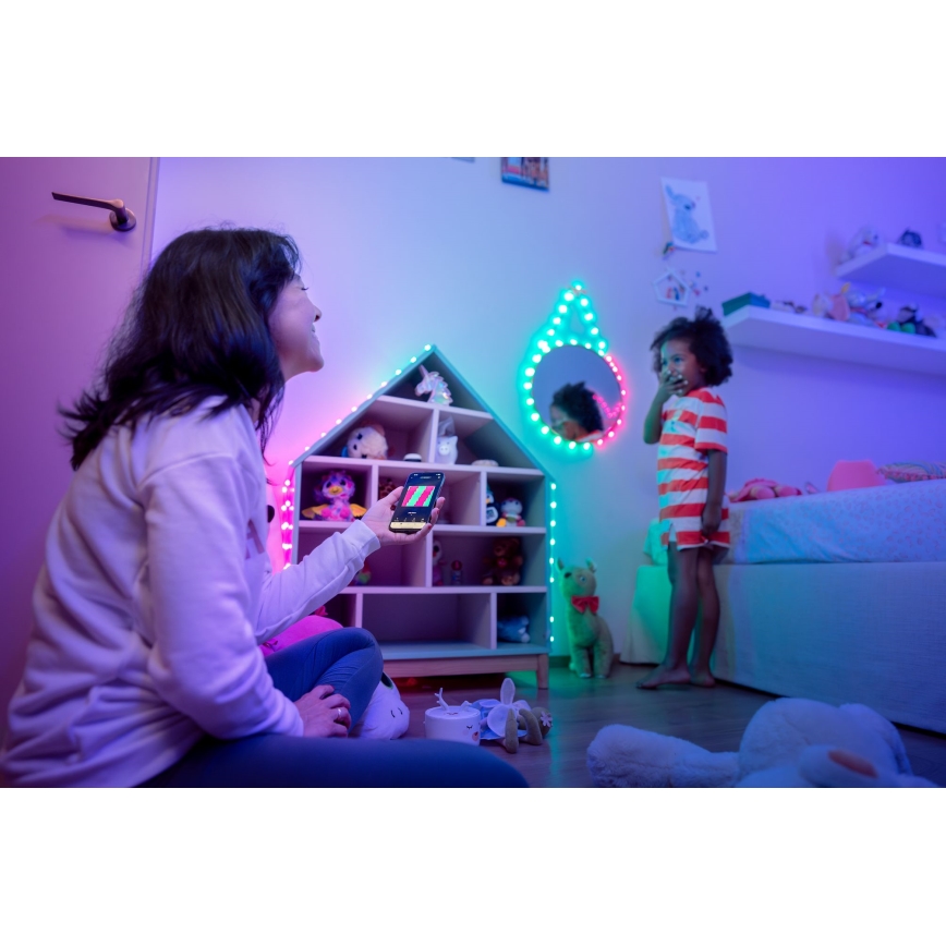 Twinkly - LED RGB Prigušiva niz CANDIES 200xLED 14 m USB Wi-Fi