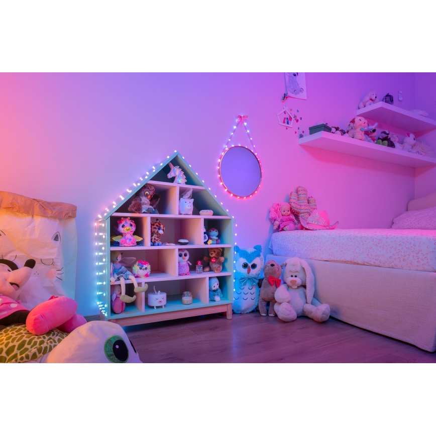 Twinkly - LED RGB prigušiva lanac CANDIES 100xLED 8 m USB Wi-Fi