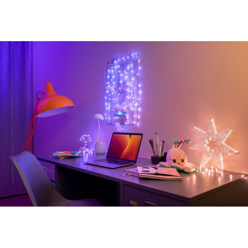 Twinkly - LED RGB prigušiva girlanda CANDIES 200xLED 14 m USB Wi-Fi