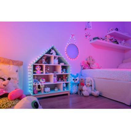 Twinkly - LED RGB prigušiva girlanda CANDIES 200xLED 14 m USB Wi-Fi