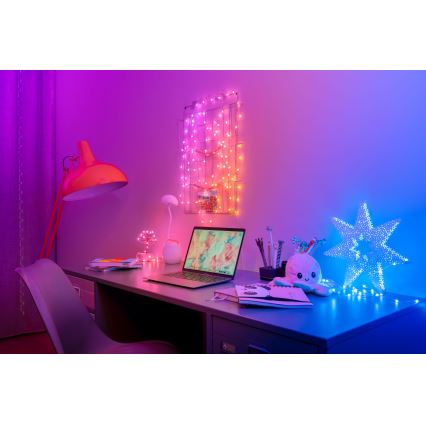 Twinkly - LED RGB prigušiva svetlosna girlanda CANDIES 200xLED 14 m USB Wi-Fi