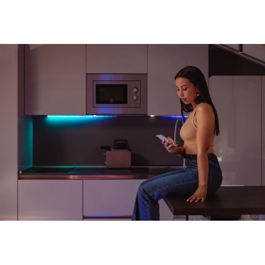 Twinkly - LED RGB produžna prigušiva traka LINE 100xLED 1,5 m Wi-Fi