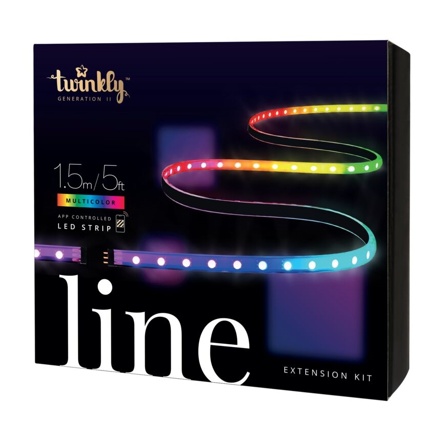 Twinkly - LED RGB produžna prigušiva traka LINE 100xLED 1,5 m Wi-Fi