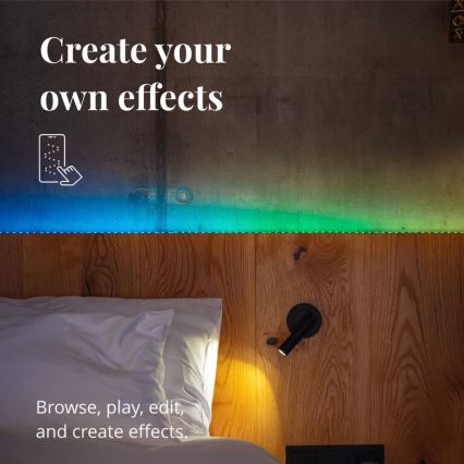 Twinkly - LED RGB prigušiva traka LINE 100xLED 1,5 m Wi-Fi