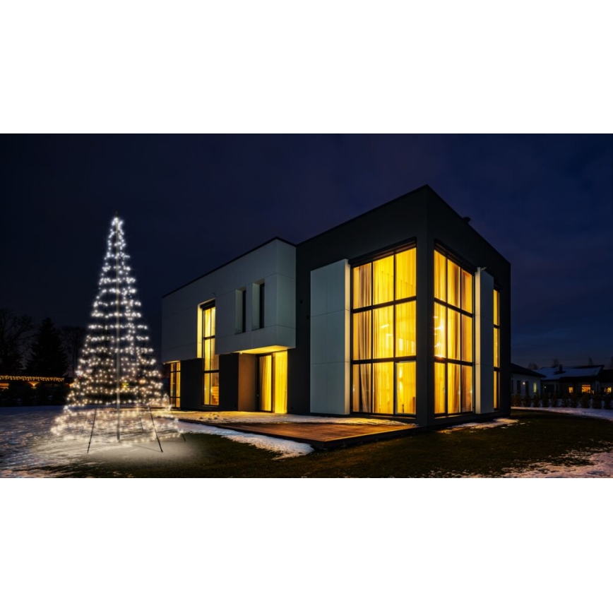 Twinkly - prigušiva LED RGBW spoljašnja božićna jelka LIGHT TREE 750xLED 4m IP44 Wi-Fi