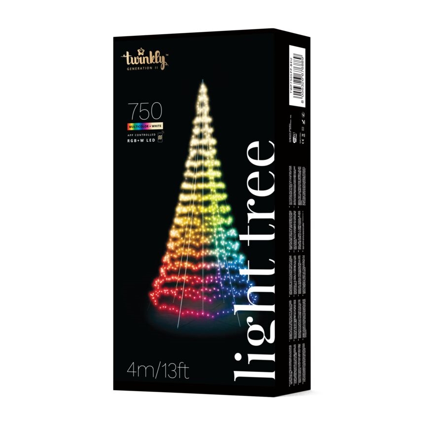 Twinkly - prigušiva LED RGBW spoljašnja božićna jelka LIGHT TREE 750xLED 4m IP44 Wi-Fi