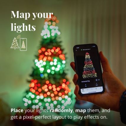 Twinkly - LED RGBW prigušiva spoljašnja girlanda STRINGS 250xLED 23,5m IP44 Wi-Fi
