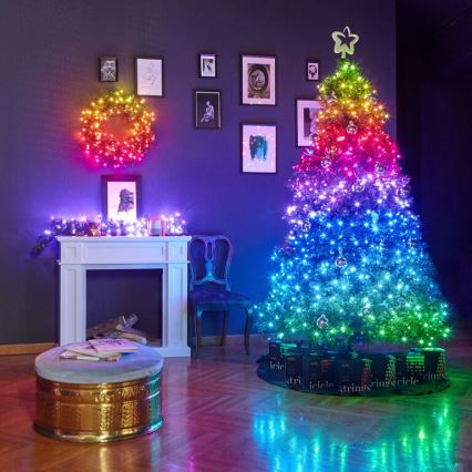 Twinkly - LED RGB spoljašnji prigušiva niz STRINGS 250xLED 23,5m IP44 Wi-Fi