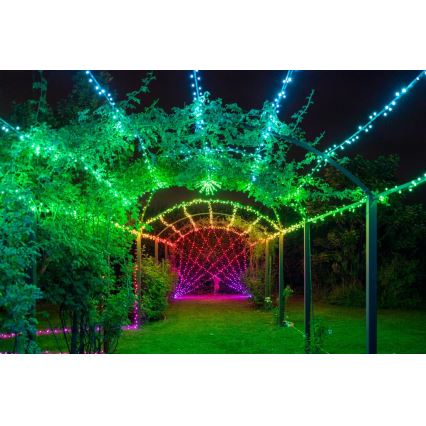 Twinkly - LED RGB spoljašnji prigušiva niz STRINGS 250xLED 23,5m IP44 Wi-Fi
