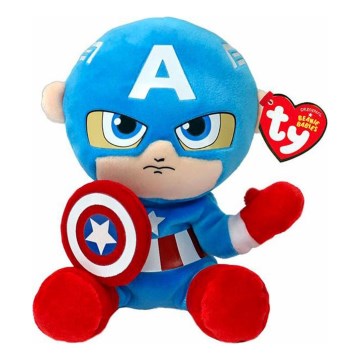 TY - Plišana igračka SOFT CAPTAIN AMERICA Marvel 15 cm