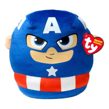TY - Plišana igračka Squishy CAPTAIN AMERICA 22 cm