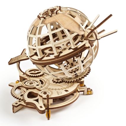 Ugears - 3D drvena mehanička slagalica Globus