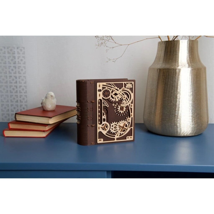 Ugears - 3D drvena mehanička slagalica Knjiga tajni