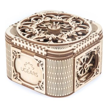 Ugears - 3D drvena mehanička slagalica Kutija za nakit