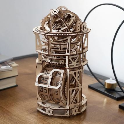 Ugears - 3D drvena mehanička slagalica Satni mehanizam sa turbijonom