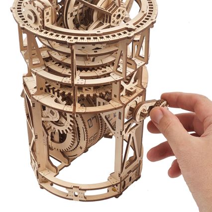 Ugears - 3D drvena mehanička slagalica Satni mehanizam sa turbijonom