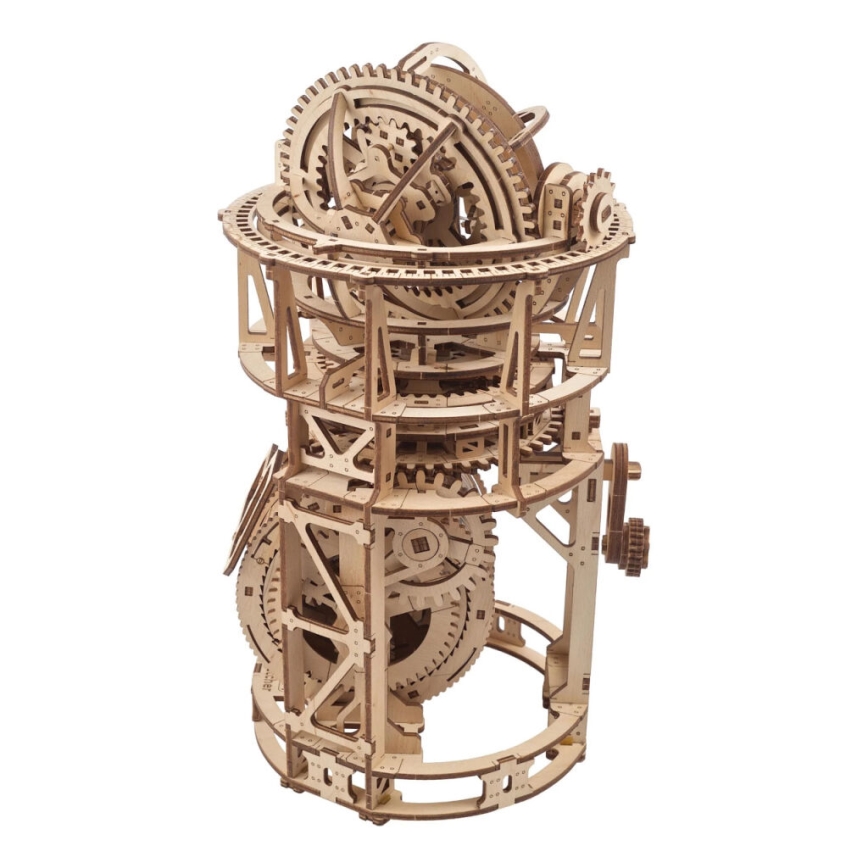 Ugears - 3D drvena mehanička slagalica Satni mehanizam sa turbijonom