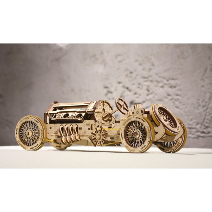 Ugears - 3D drvena mehanička slagalica U9 Auto Grand Prix