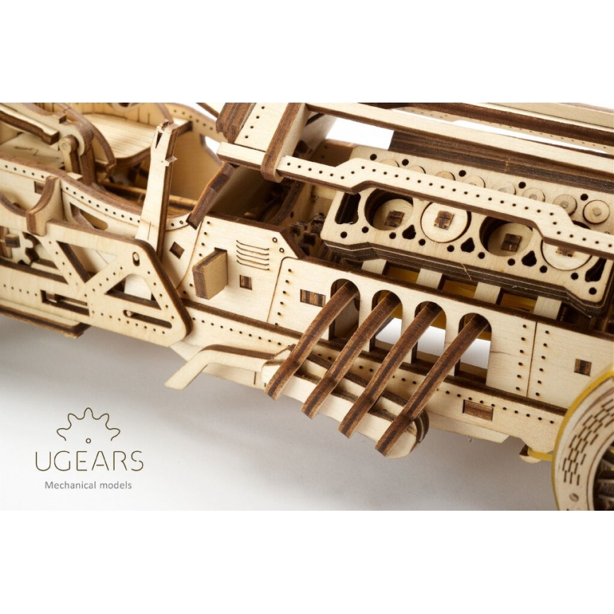 Ugears - 3D drvena mehanička slagalica U9 Auto Grand Prix