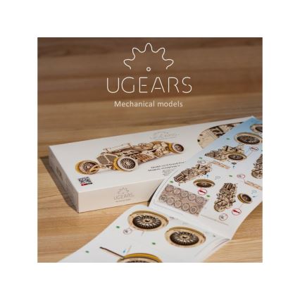 Ugears - 3D drvena mehanička slagalica U9 Auto Grand Prix