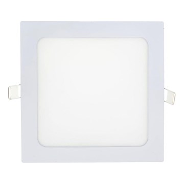 Ugradna LED plafonska svetiljka SQUARE LED/15W/230V 6500K 18,8x18,8 cm bela