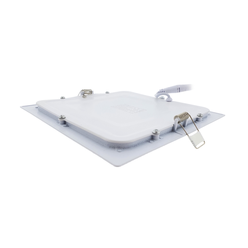 Ugradna LED plafonska svetiljka SQUARE LED/15W/230V 6500K 18,8x18,8 cm bela