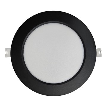 Ugradna LED svetiljka CIRCLE LED/12W/230V 4000K, prečnik 17 cm, crna