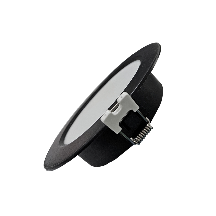 Ugradna LED svetiljka CIRCLE LED/6W/230V 4000K prečnik 12 cm crna