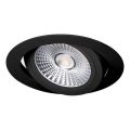 Ugradna LED svetiljka LED/6W/230V 3000K Ø 8,5 cm crna